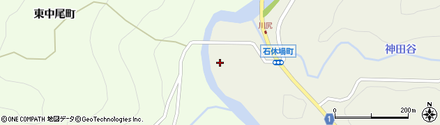 石川県輪島市石休場町（山崎）周辺の地図