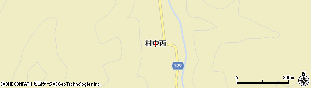 福島県会津美里町（大沼郡）東尾岐（村中丙）周辺の地図