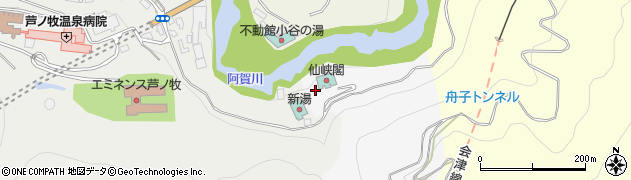 福島県会津若松市大戸町大字上小塩（遅谷）周辺の地図