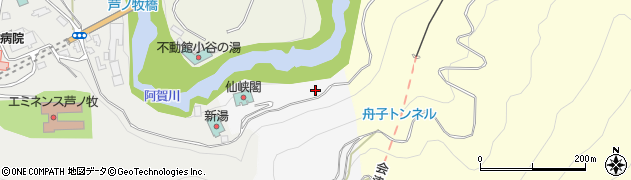 福島県会津若松市大戸町大字上小塩周辺の地図