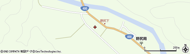 福島県昭和村（大沼郡）野尻（山崎）周辺の地図