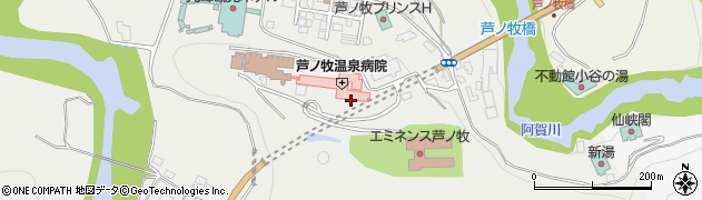福島県会津若松市大戸町大字芦牧（壇ノ下）周辺の地図