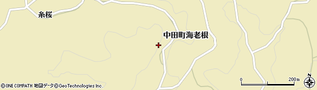 福島県郡山市中田町海老根（日照田）周辺の地図