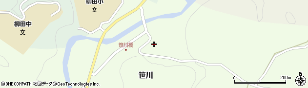 石川県能登町（鳳珠郡）笹川（ロ）周辺の地図