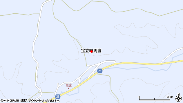 〒927-1226 石川県珠洲市宝立町馬渡の地図