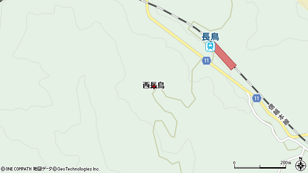 〒949-3723 新潟県柏崎市西長鳥の地図