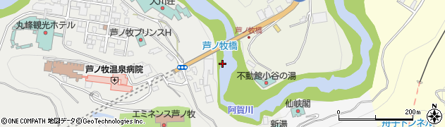 芦ノ牧橋周辺の地図