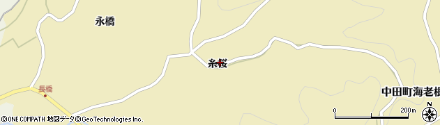 福島県郡山市中田町海老根（糸桜）周辺の地図