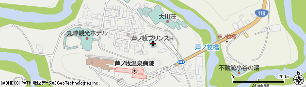 福島県会津若松市大戸町大字芦牧下タ平1050周辺の地図