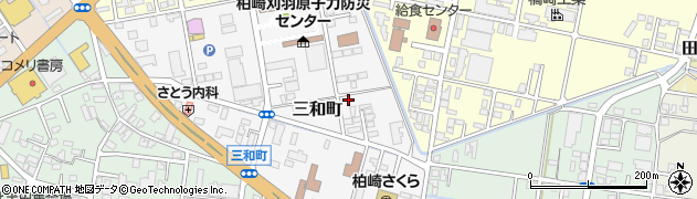 新潟県柏崎市三和町周辺の地図