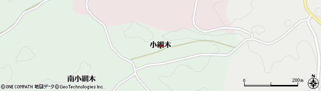 福島県郡山市中田町下枝（小綱木）周辺の地図
