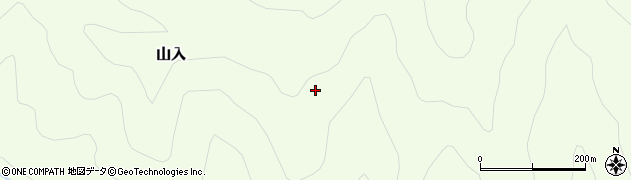 福島県金山町（大沼郡）山入（鮭立向山）周辺の地図