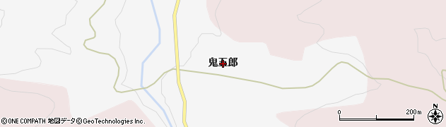 福島県田村市大越町早稲川（鬼五郎）周辺の地図