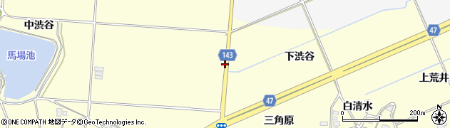 福島県郡山市安積町成田中野周辺の地図