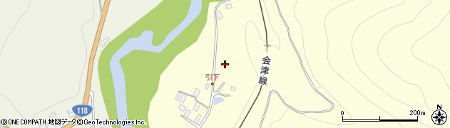 福島県会津若松市大戸町上小塩788周辺の地図