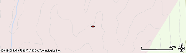 福島県昭和村（大沼郡）松山（畠山）周辺の地図