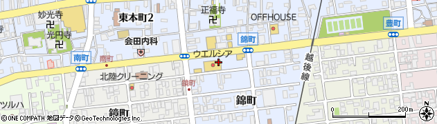 新潟県柏崎市錦町1周辺の地図