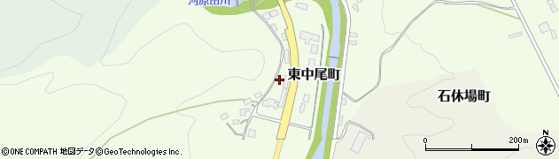石川県輪島市東中尾町（イ）周辺の地図