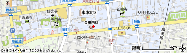 二幸産業株式会社　新潟支社柏崎営業所周辺の地図