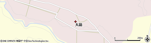 石川県能登町（鳳珠郡）大箱（ラ）周辺の地図