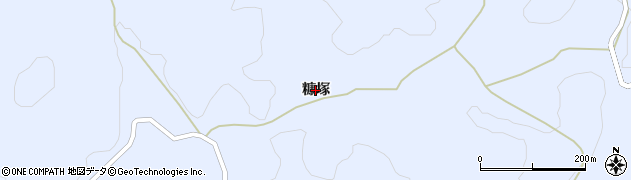 福島県川内村（双葉郡）下川内（糠塚）周辺の地図