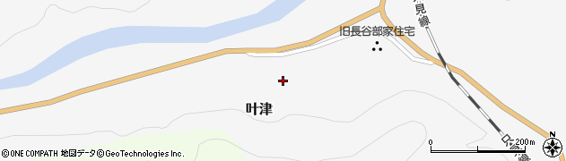 福島県只見町（南会津郡）叶津（上原）周辺の地図