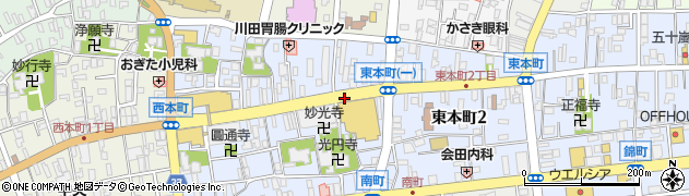 東本町1丁目周辺の地図