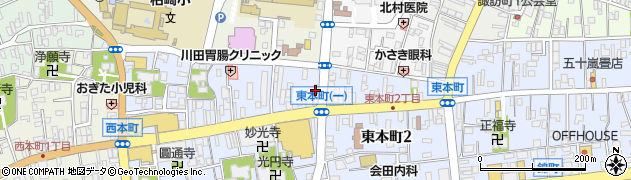 ヨコセキ美容院周辺の地図