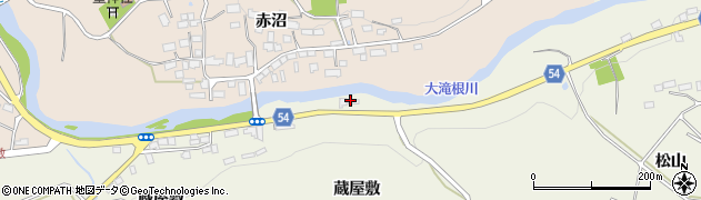 福島県郡山市中田町高倉（蔵屋敷）周辺の地図