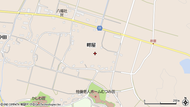 〒945-0112 新潟県柏崎市畔屋の地図