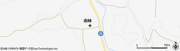 福島県郡山市三穂田町山口（南林）周辺の地図