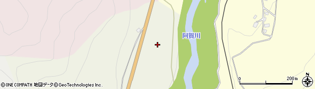 福島県会津若松市大戸町大字小谷（山伏堂）周辺の地図