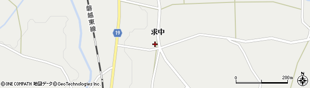 福島県田村市大越町上大越求中111周辺の地図
