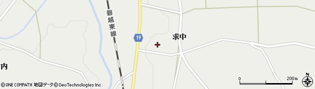 福島県田村市大越町上大越求中107周辺の地図