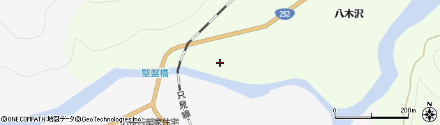 福島県只見町（南会津郡）蒲生（沖新田）周辺の地図