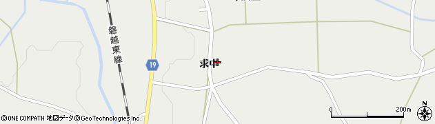 福島県田村市大越町上大越（求中）周辺の地図