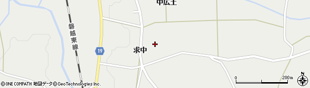 福島県田村市大越町上大越求中81周辺の地図