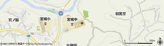福島県郡山市中田町高倉（古御舘）周辺の地図