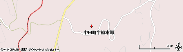 福島県郡山市中田町牛縊本郷（中ノ内）周辺の地図
