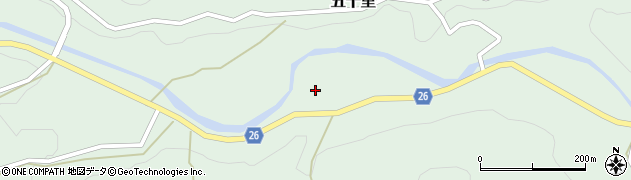 石川県鳳珠郡能登町五十里ウ周辺の地図