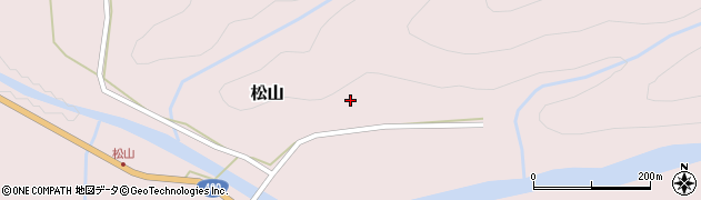 福島県昭和村（大沼郡）松山（上原）周辺の地図