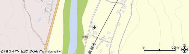 福島県会津若松市大戸町上小塩456周辺の地図