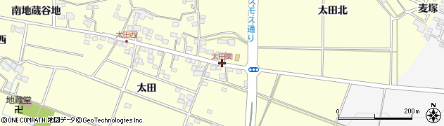 太田東周辺の地図