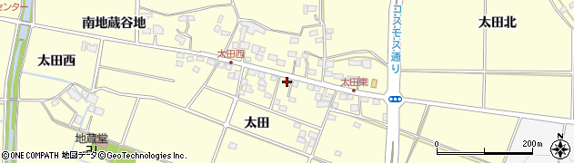 福島県郡山市大槻町太田周辺の地図
