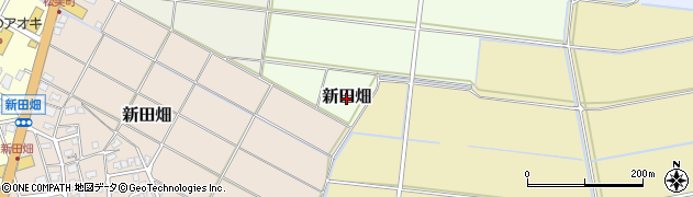 新潟県柏崎市新田畑周辺の地図
