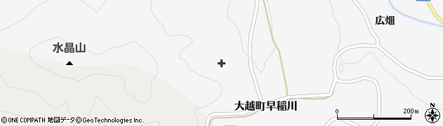 福島県田村市大越町早稲川（江ノ上）周辺の地図