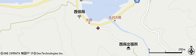 旭岡漁業部　大沢番屋周辺の地図