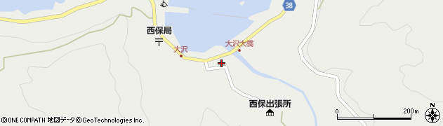 石川県輪島市大沢町周辺の地図