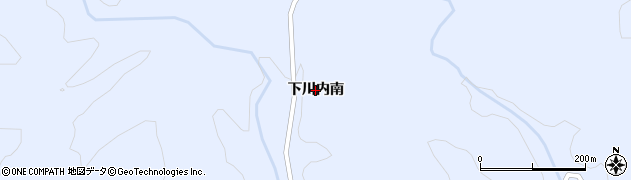 福島県川内村（双葉郡）下川内（南）周辺の地図