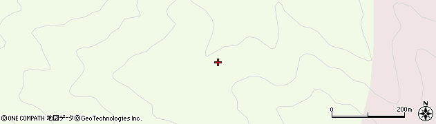 福島県金山町（大沼郡）山入（生板倉山）周辺の地図